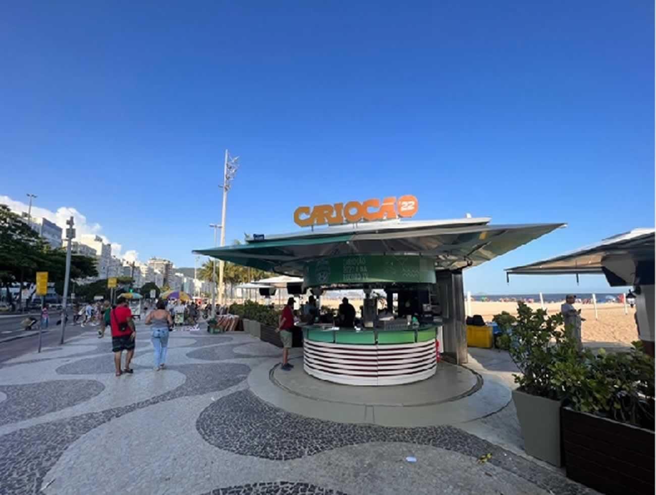 RECORD TV RIO INAUGURA QUIOSQUE NA PRAIA DE COPACABANA