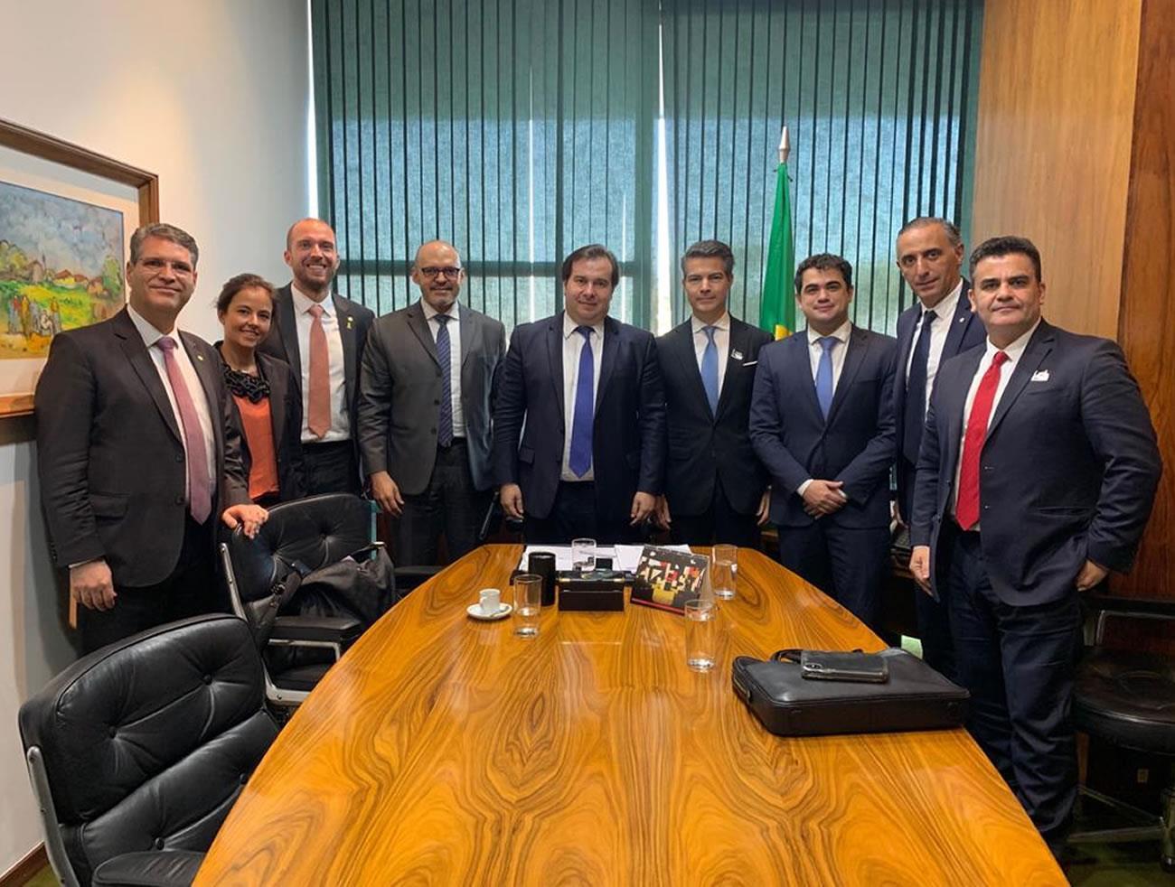 CEO do Movimento Brasil Digital se reúne com presidente da Câmara dos Deputados