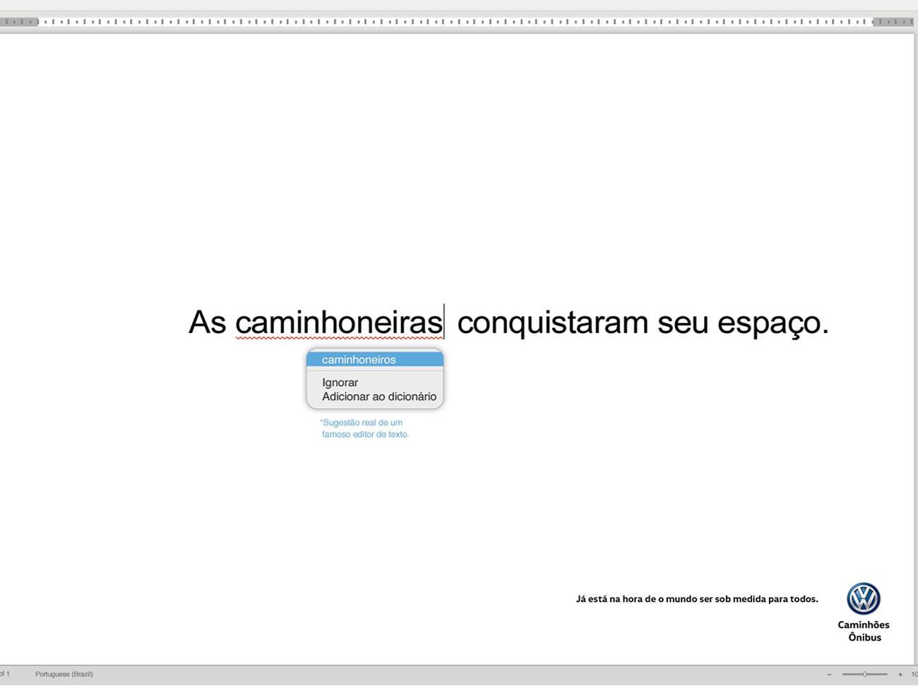 Volkswagen Caminhões valoriza o espaço da mulher caminhoneira