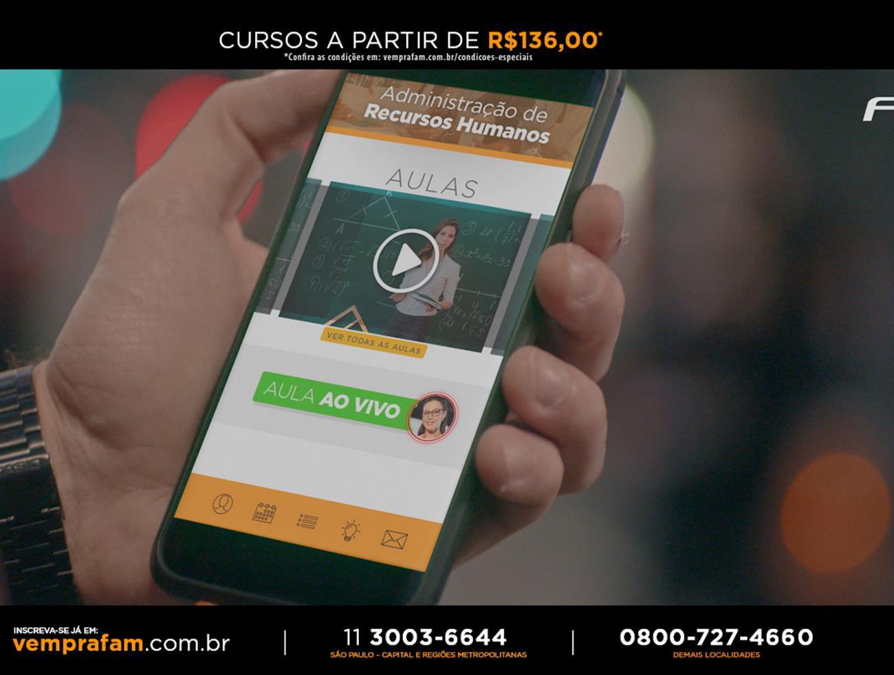Vapt Filmes produz nova campanha para o Centro Universitário FAM