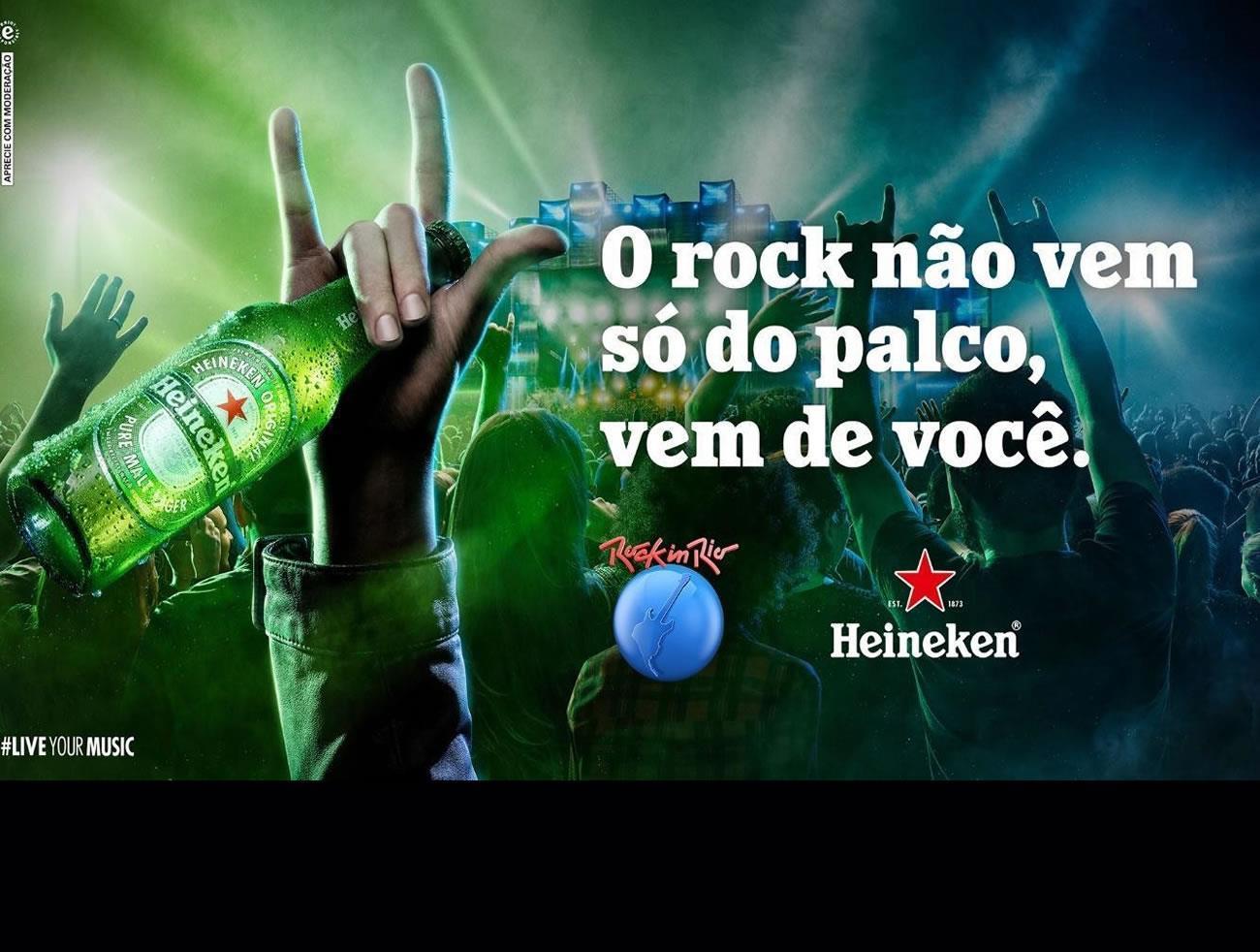 Heineken lança campanha para o Rock in Rio criada pela Publicis
