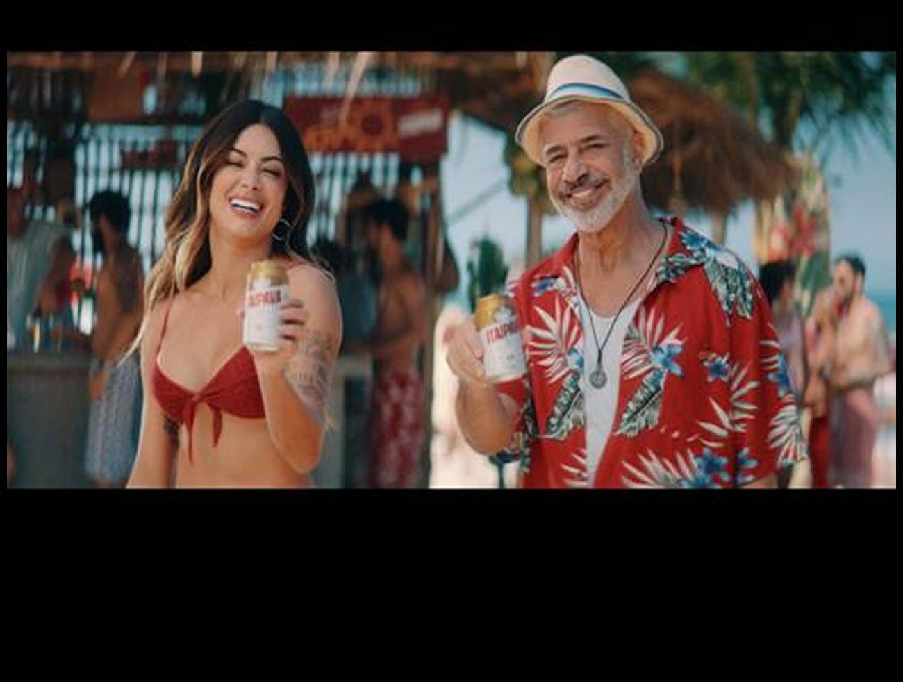 Itaipava com nova campanha Lulu Santos e Aline Riscado em “Verão 100%”