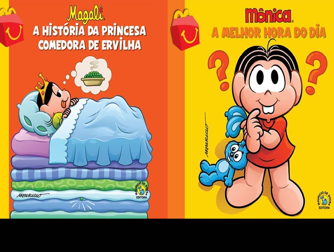 Turma da Mônica e McDonald’s juntos incentivando a leitura