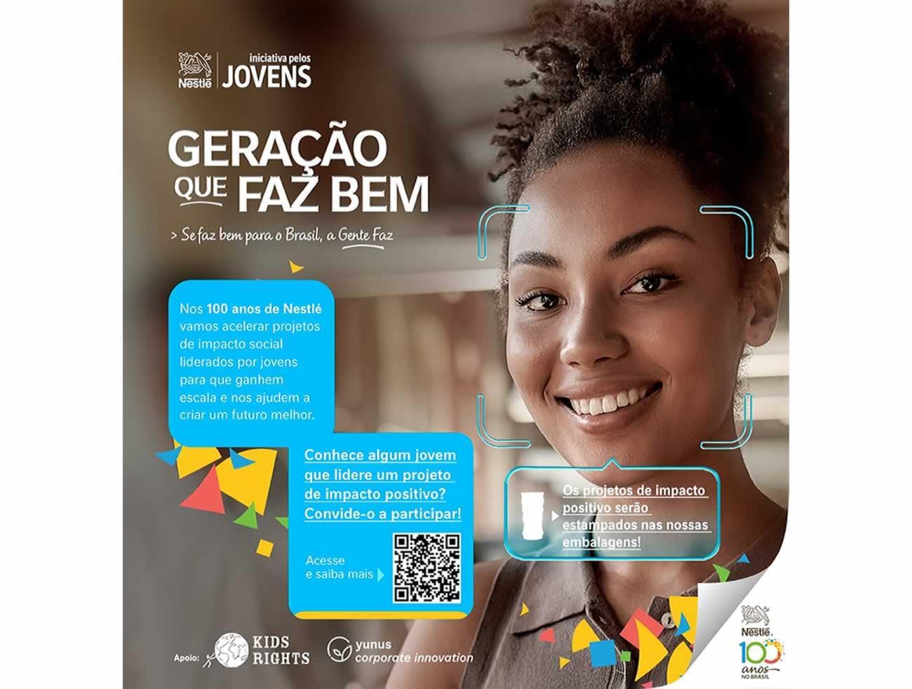 COM AJUDA DA PROS, NESTLÉ LANÇA PROJETO GERAÇÃO QUE FAZ BEM