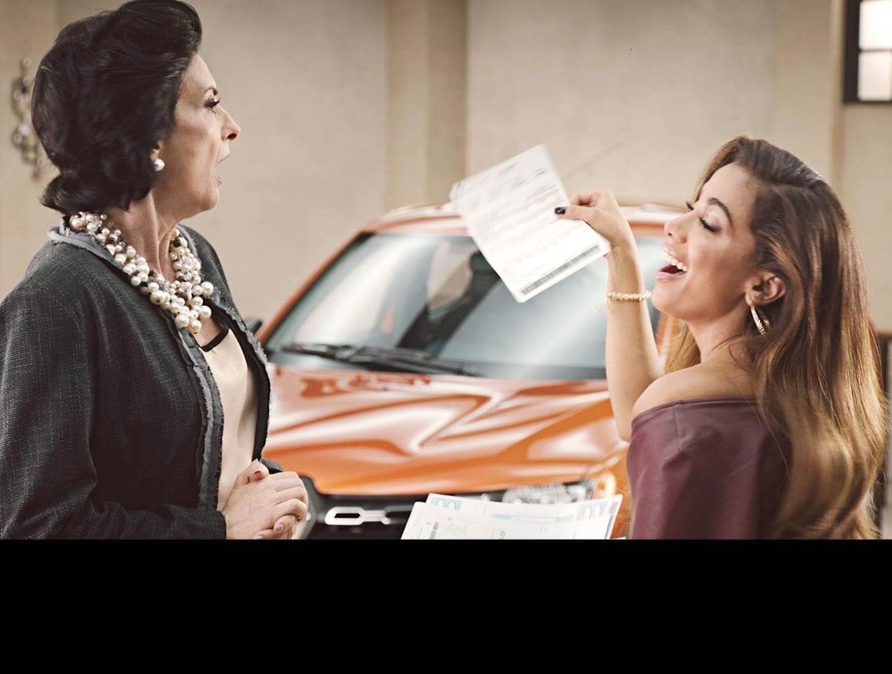 Anitta em novela na campanha Renault