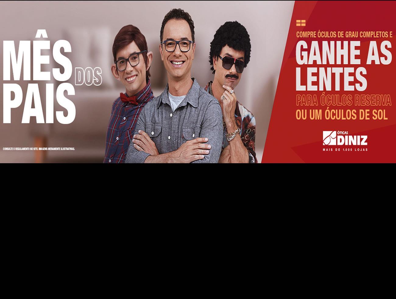 Rái Publicidade cria campanha com Marco Luque para Óticas Diniz