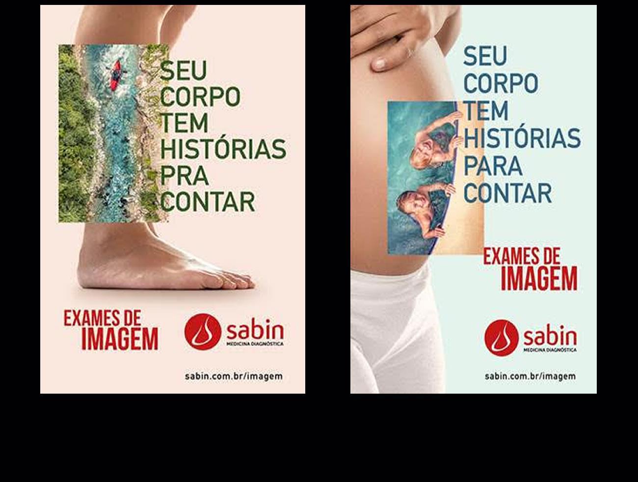 O Grupo Sabin aposta no corpo como tema de campanha publicitária