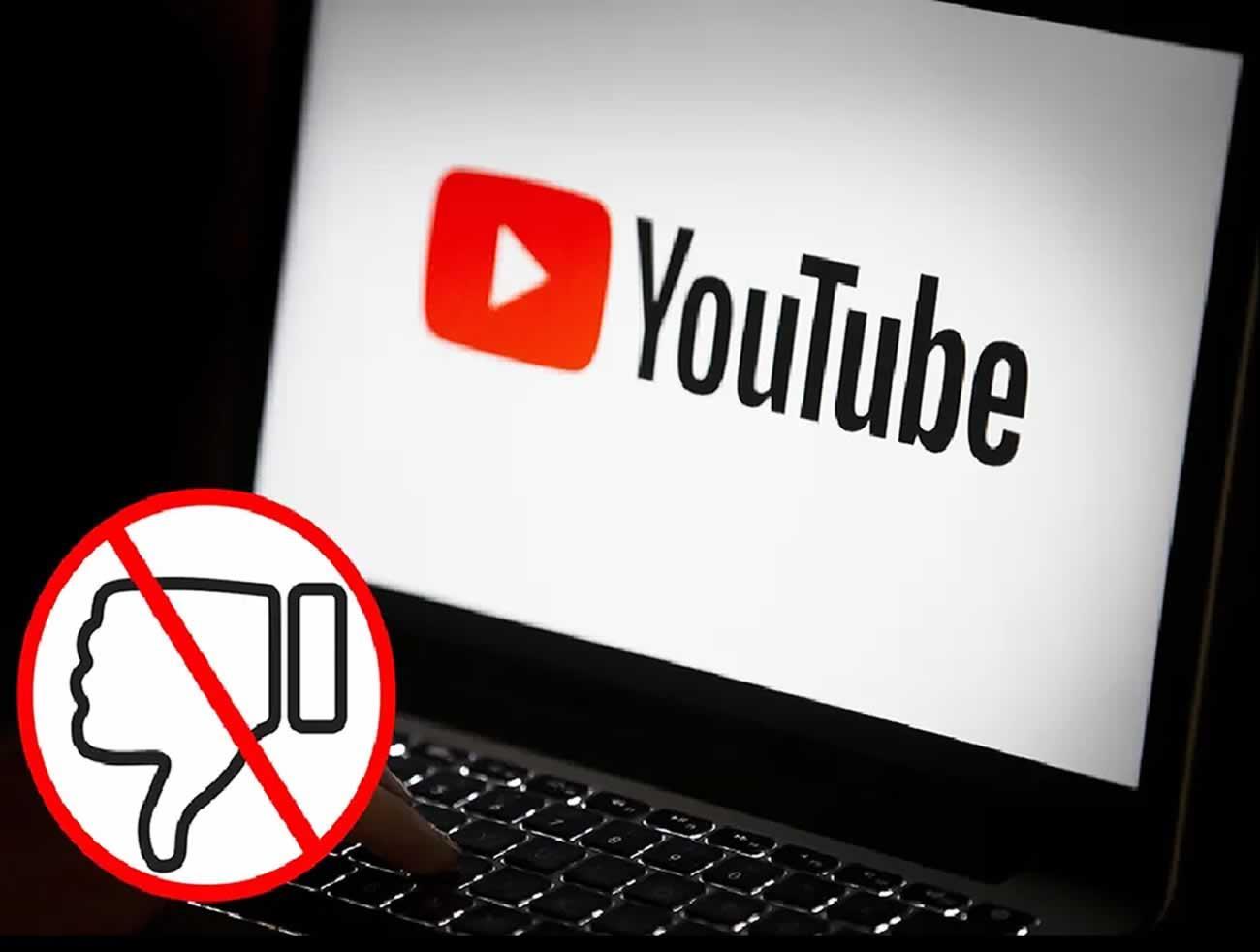 YOUTUBE OCULTA `NÃO GOSTEI` DOS VÍDEOS PARA COMBATER BULLYING