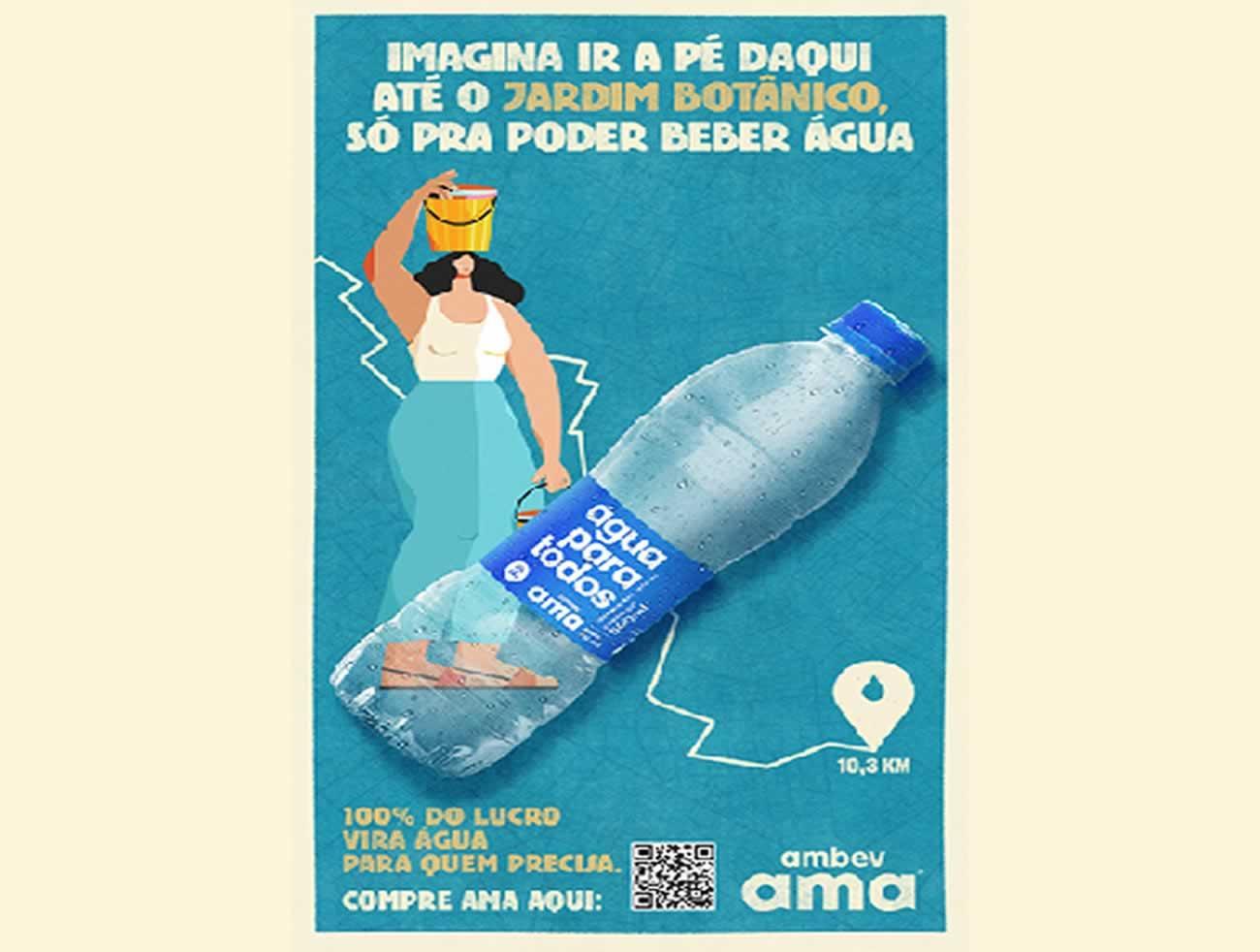 AMBEV REFLETE SOBRE AS AGRURAS DE QUEM NÃO TEM ACESSO À ÀGUA