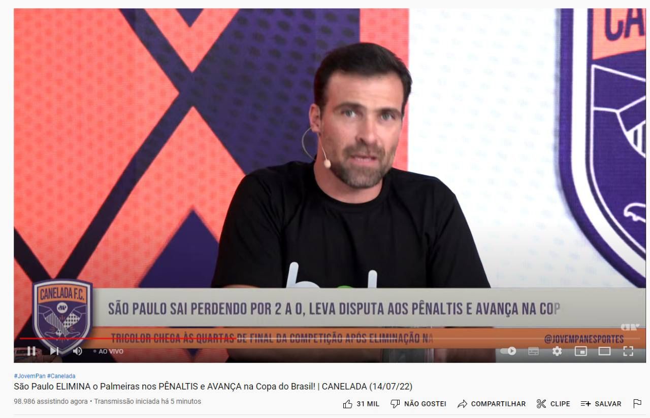 JOVEM PAN ESPORTES MARCA RECORDE DE VISUALIZAÇÃO 