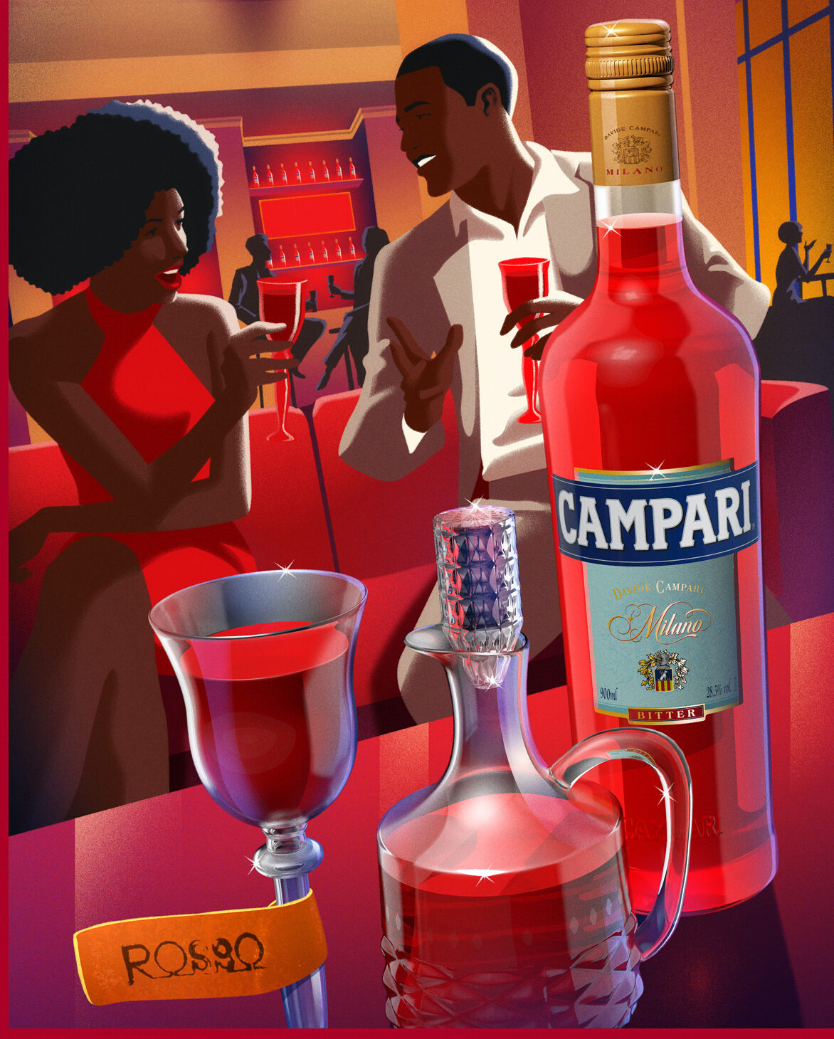 CAMPARI E OGILVY ACIONAM NEGRONI WEEK 2022 NO BAR