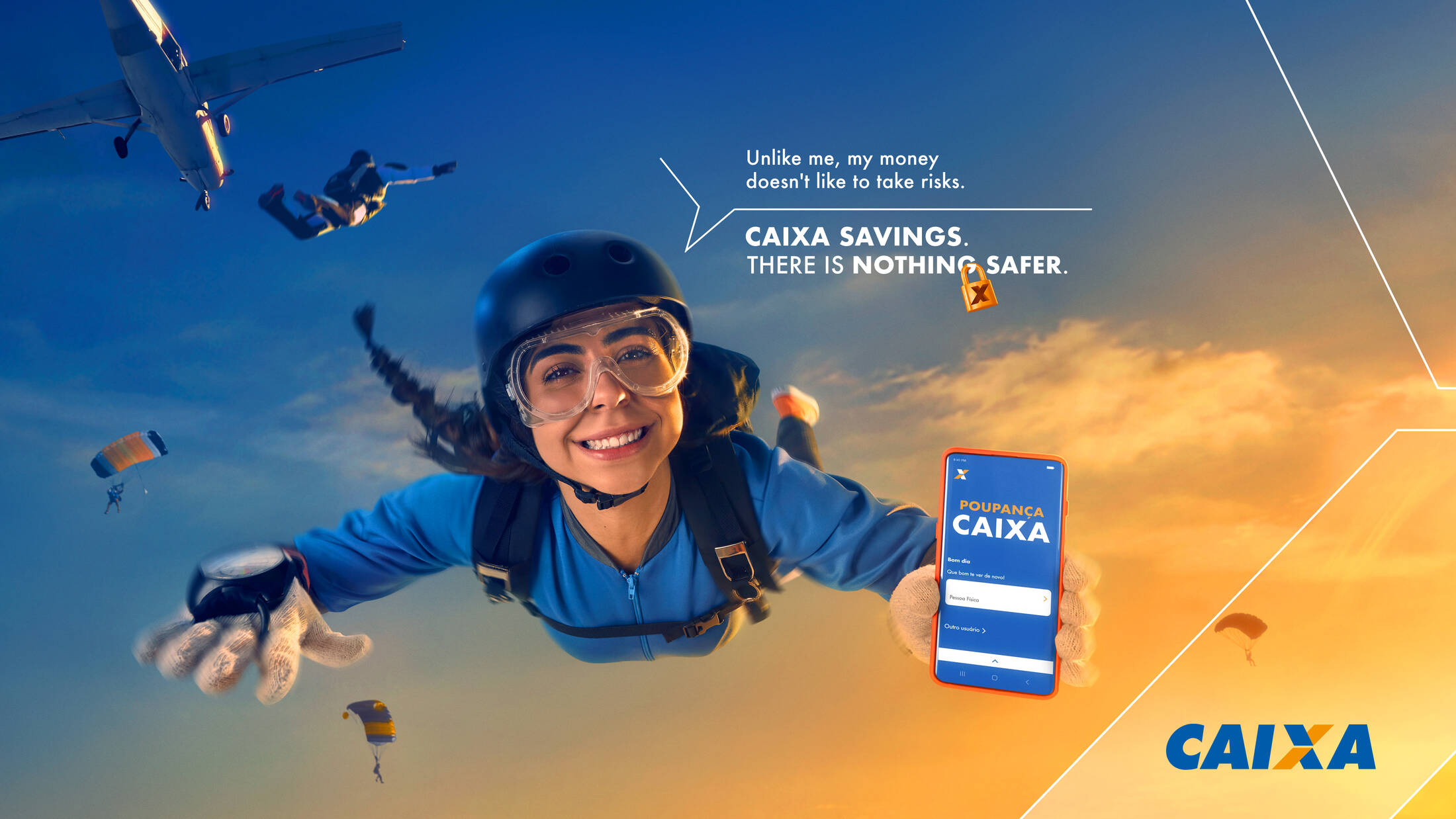 AÇÃO DA BINDER PARA CAIXA ESTÁ EM ADS OF THE WORLD