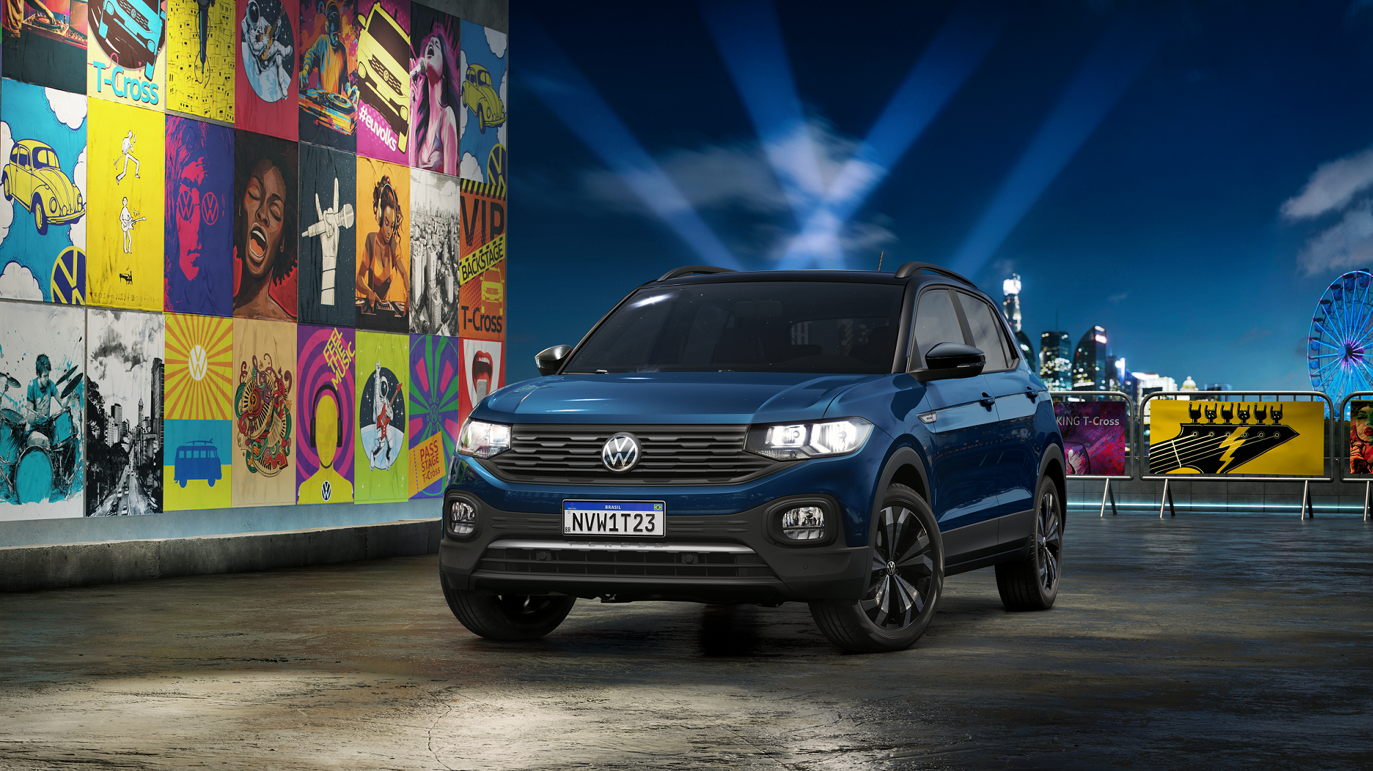 CAMPANHA VOLKSWAGEN MONTA O T-CROSS THE TOWN COM INSTRUMENTOS MUSICAIS