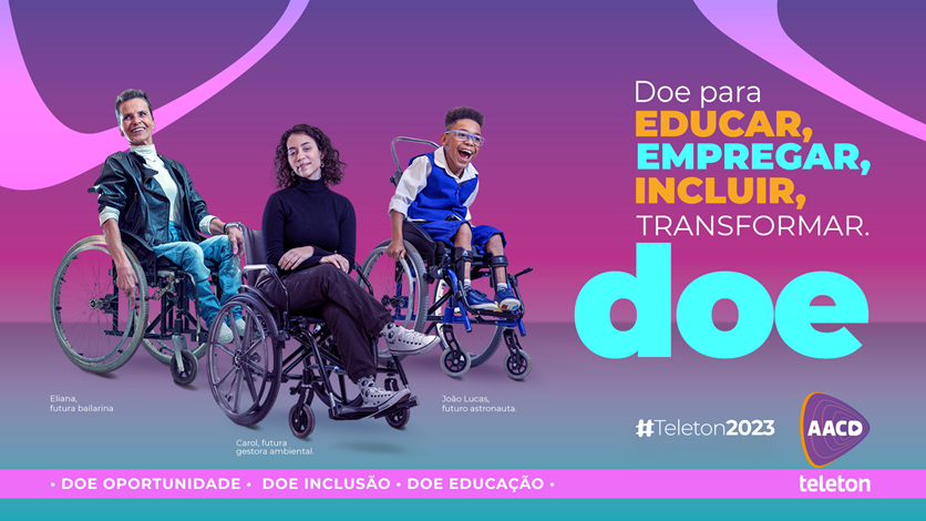 CAMPANHA AACD TELETON NO SBT QUER ATINGIR R$ 35 MI