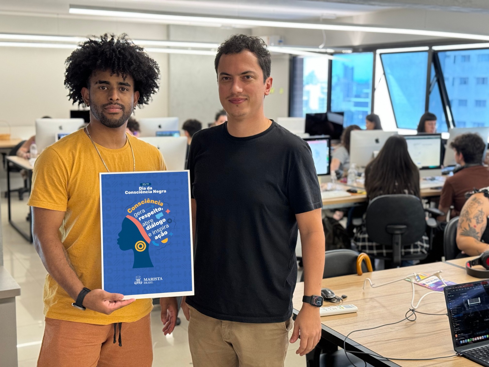 MARISTA E PÁPRICA FAZEM CAMPANHA SOBRE RACISMO