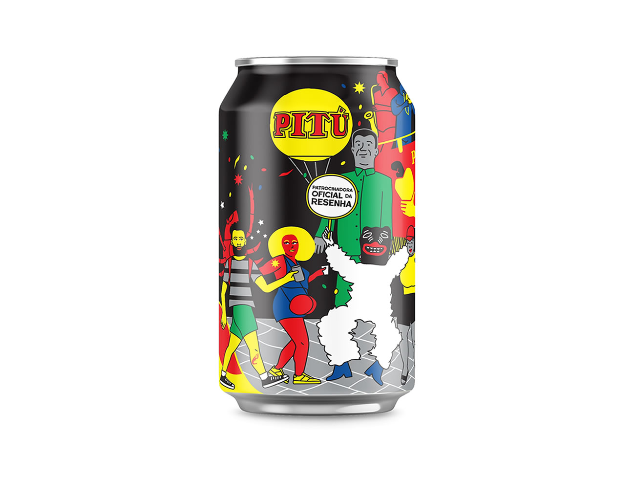 PITÚ GANHA LATA ILUSTRADA COM A FOLIA DO CARNAVAL