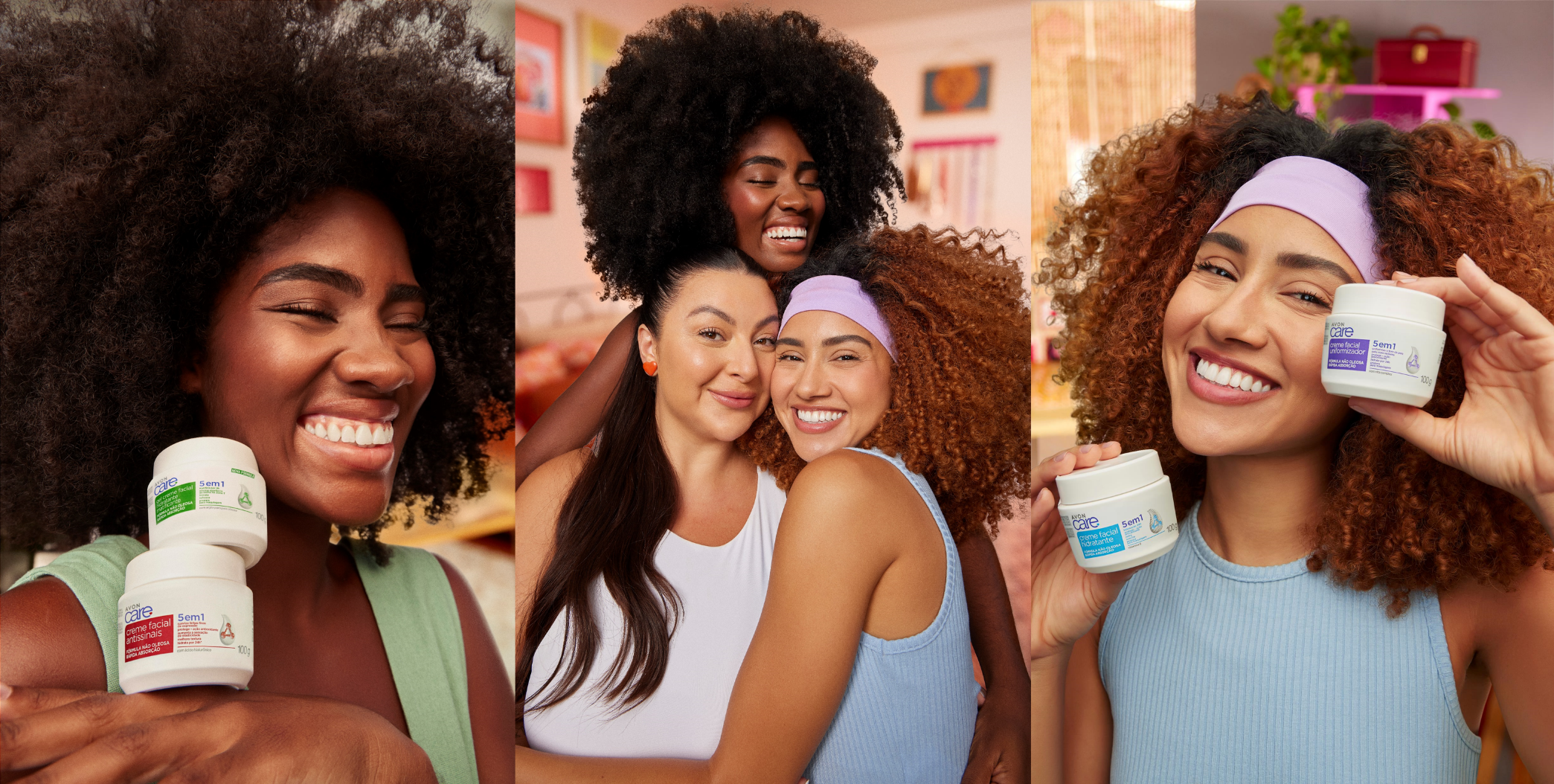 AVON CONECTA TRÊS INFLUENCIADORAS PARA CAMPANHA NO MEIO DIGITAL