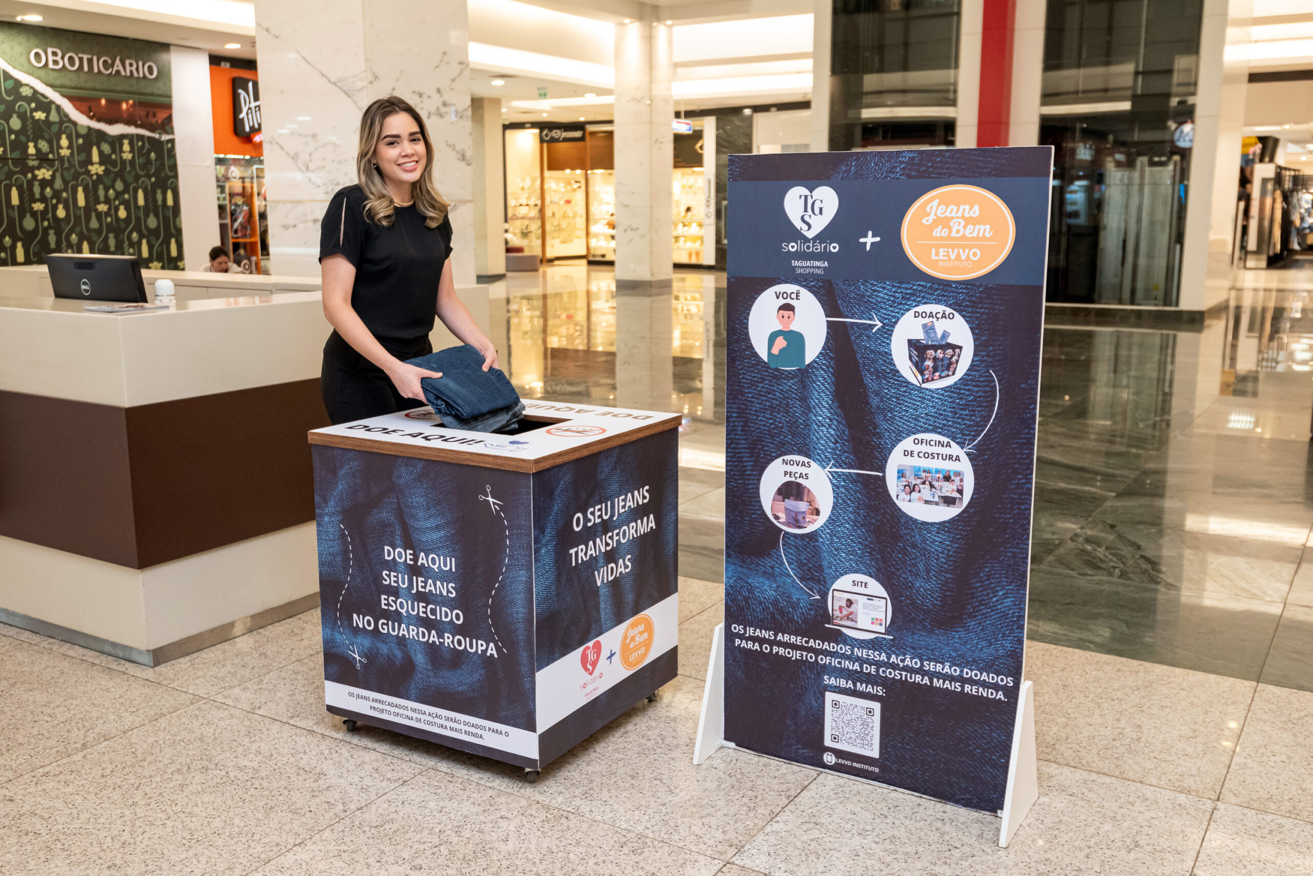 CAMPANHA SOLIDÁRIA TGS COLETA PARA JEANS DO BEM