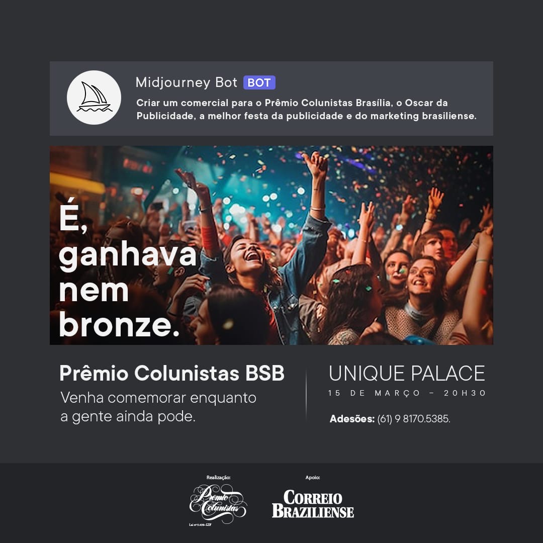 PRÊMIO COLUNISTAS BRASÍLIA FESTEJA OS MELHORES DA PUBLICIDADE E DO MARKETING