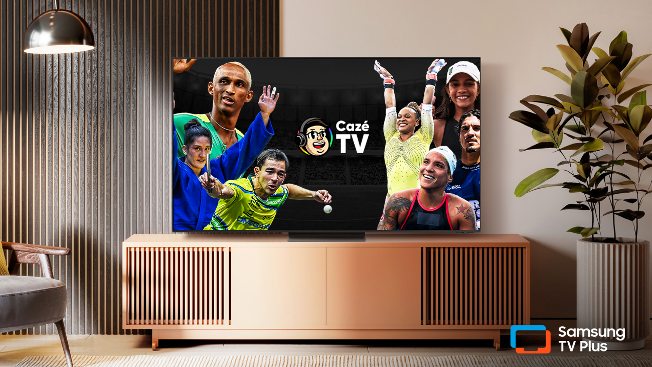 CAZÉ TV JÁ COMEÇOU A EXIBIR JOGOS OLÍMPICOS DE PARIS NA SAMSUNG TV PLUS
